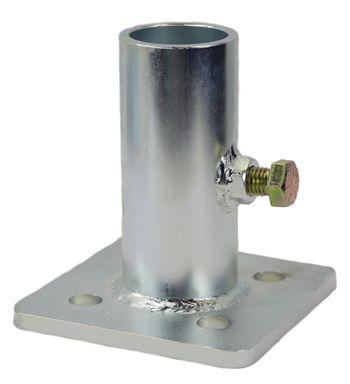 6” Plate to 2” Pipe 90°